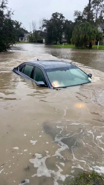 Storm-damaged vehicle recovered